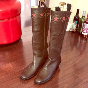17” Tall Cowboy Ridding Boots 10.5 Men’s